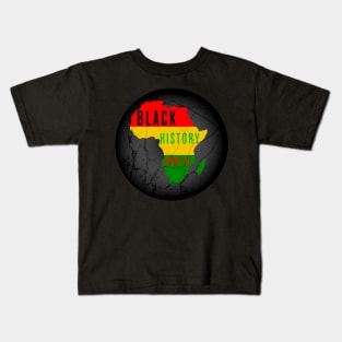 Black history month Kids T-Shirt